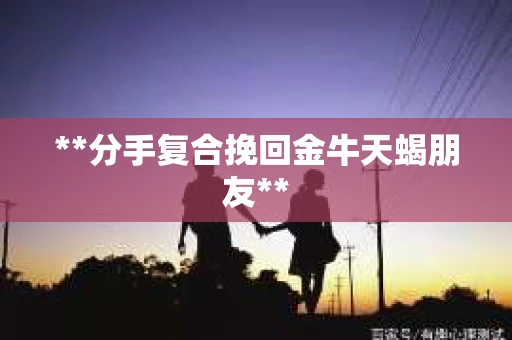 **分手复合挽回金牛天蝎朋友**