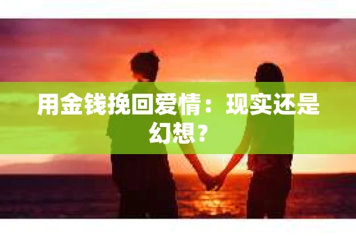 用金钱挽回爱情:现实还是幻想? 用金钱挽回爱情:现实还是幻想?