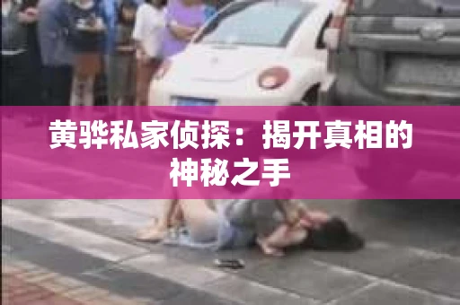 黄骅私家侦探：揭开真相的神秘之手