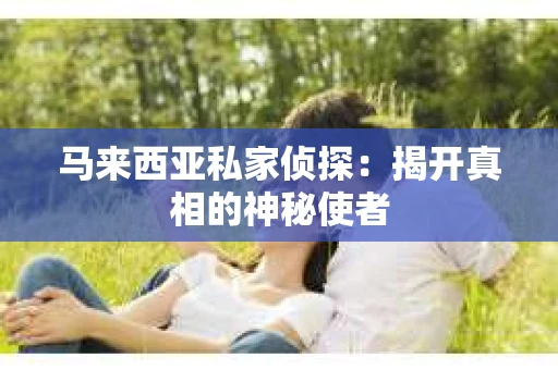 马来西亚私家侦探：揭开真相的神秘使者