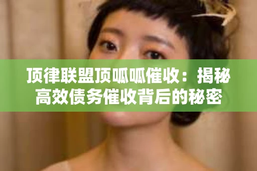 顶律联盟顶呱呱催收:揭秘高效债务催收背后的秘密 顶律联盟顶呱呱催收:揭秘高效债务催收背后的秘密
