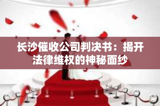 长沙催收公司判决书：揭开法律维权的神秘面纱