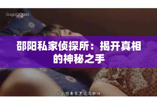 邵阳私家侦探所：揭开真相的神秘之手
