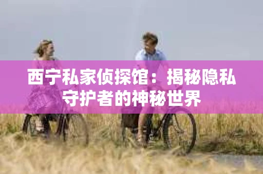 西宁私家侦探馆：揭秘隐私守护者的神秘世界