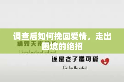 调查后如何挽回爱情,走出困境的绝招 调查后如何挽回爱情,走出困境的绝招