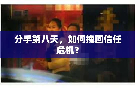 分手第八天，如何挽回信任危机？